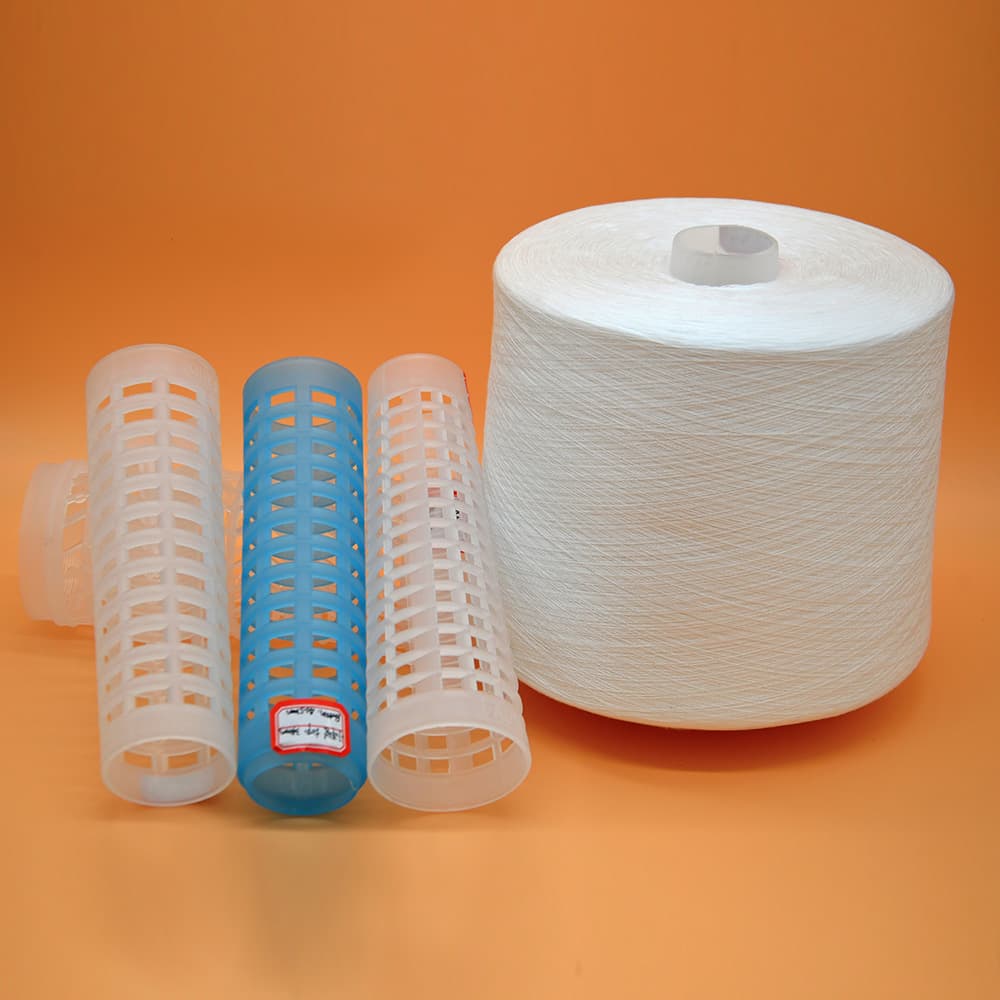 Home Textile Using Bulk China Spun Polyester Yarn 42s_2